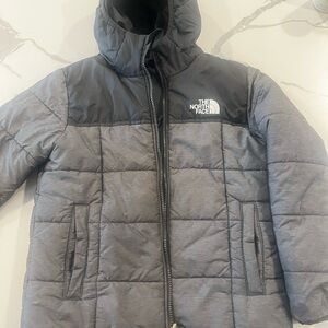 The North Face Two-Tone Gray Puffer Jacket